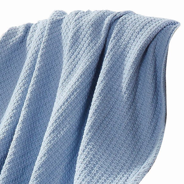 Nyx Twin Size Ultra Soft Blue Thermal Blanket