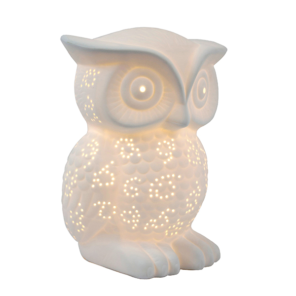 Owl Porcelain Table Lamp