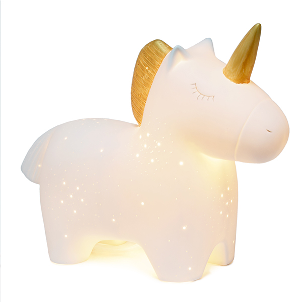 Unicorn Porcelain Table Lamp